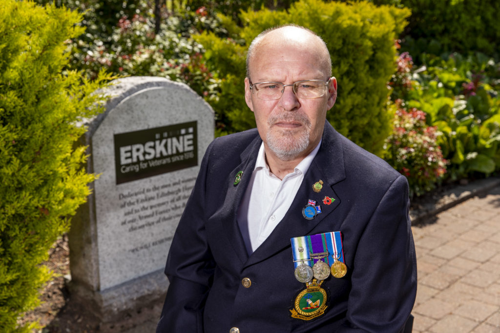 Erskine set to pay tribute to fallen heroes as Falklands Veteran Craig McDermott from Sheffield launches Futures for the Brave campaign