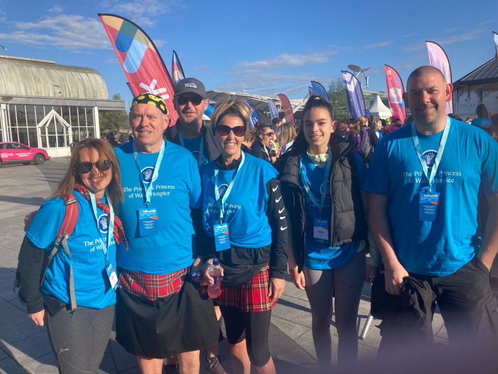 Bellrock Technology team join in the Kiltwalk and raise four-figure sum